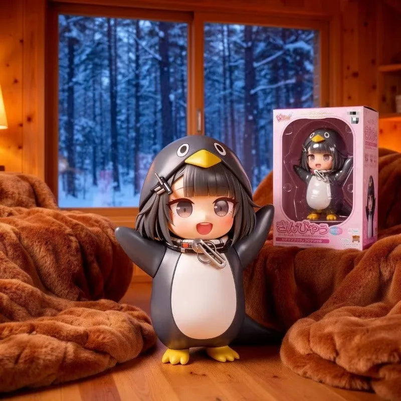 2026 Goo Goo Gaga Little Penguin Administrator Hand-held Ark Terminal Model Decoration Toy Doll Birthday Gift