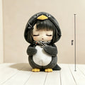 Sleeping Little Penguin Gugugaga Cute Anime Figurine Trendy Model Decoration Table Setting Scene Model Gift