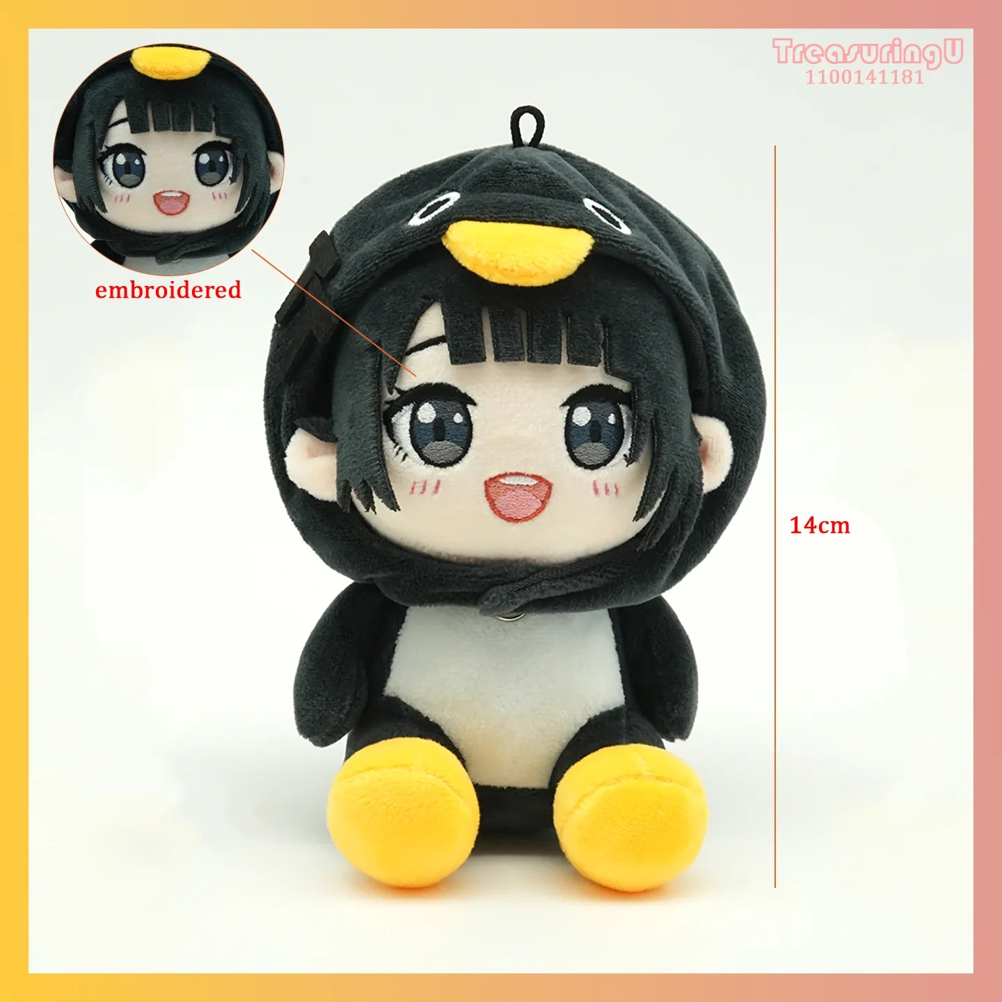 Treasuring GuGuGaGa Cute Penguin Plush Toy Cartoon Meme Doll Bag Pendant Gift