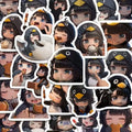 102pcs Gugugaga Little Penguin Administrator Anime Stickers Cute Hand Account Suitcase Laptop Decals Kids Anime Toy Gifts